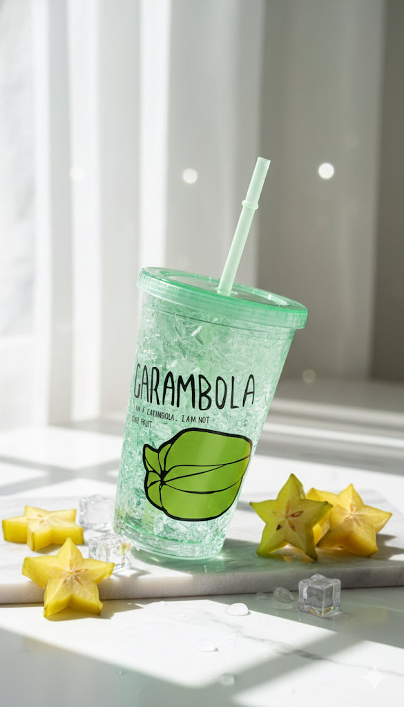 Crushed double layer water cup sipper