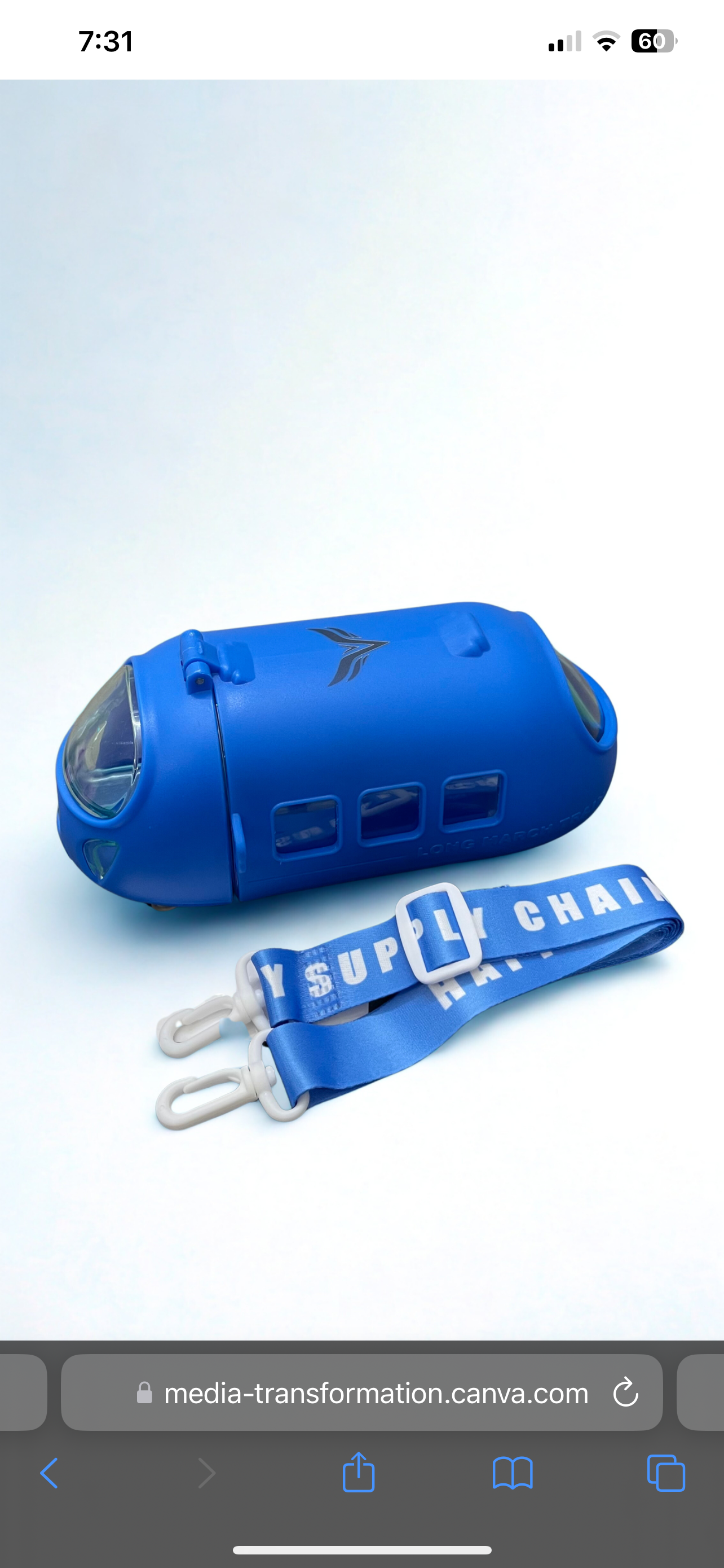 Vampax Train water bottle for kids