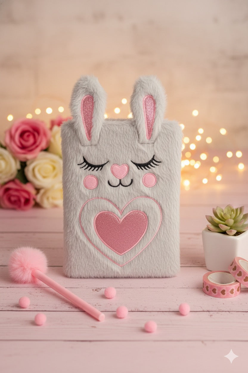 Kitty notebook grey colour