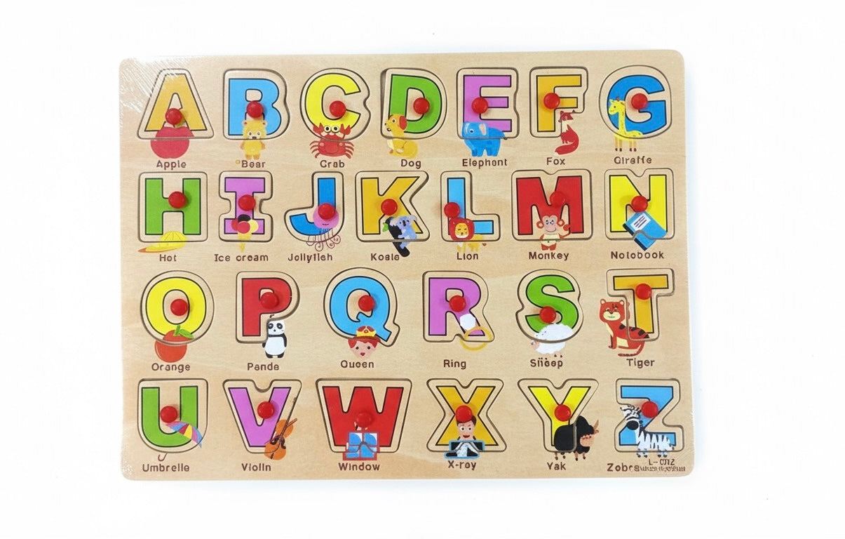 Alphabetical Wooden slate