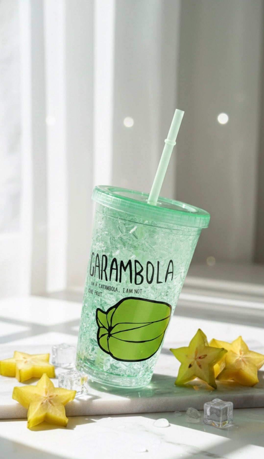 Crushed double layer water cup sipper