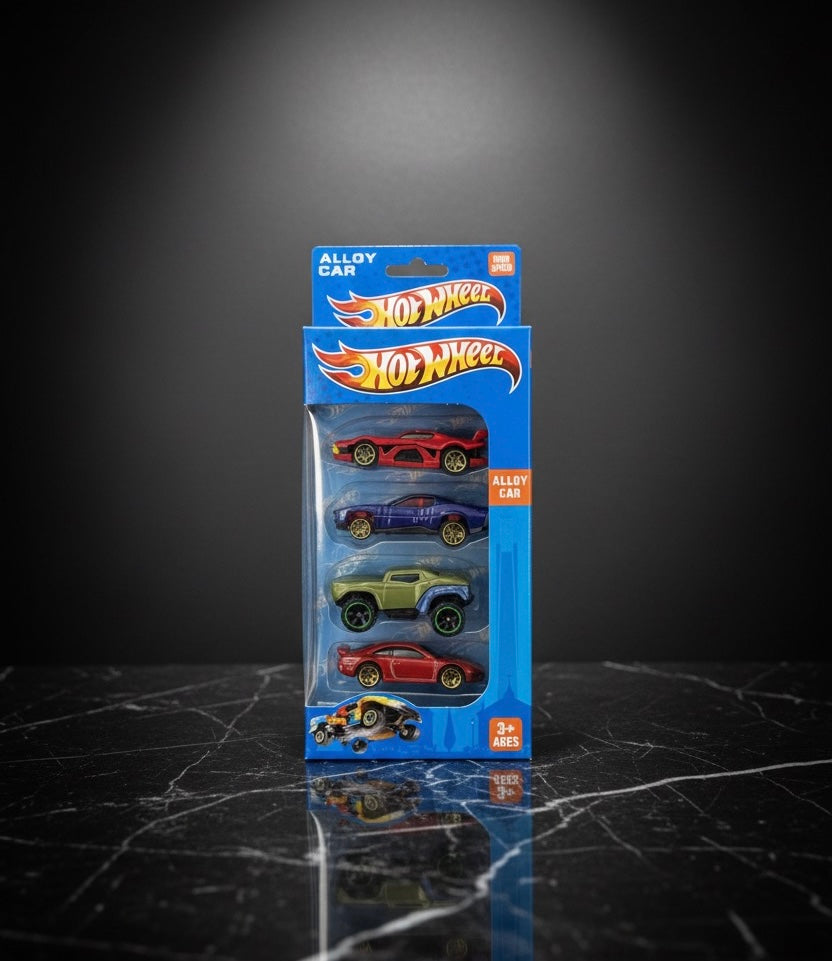 Hotwheels alloy car (pack of 4)