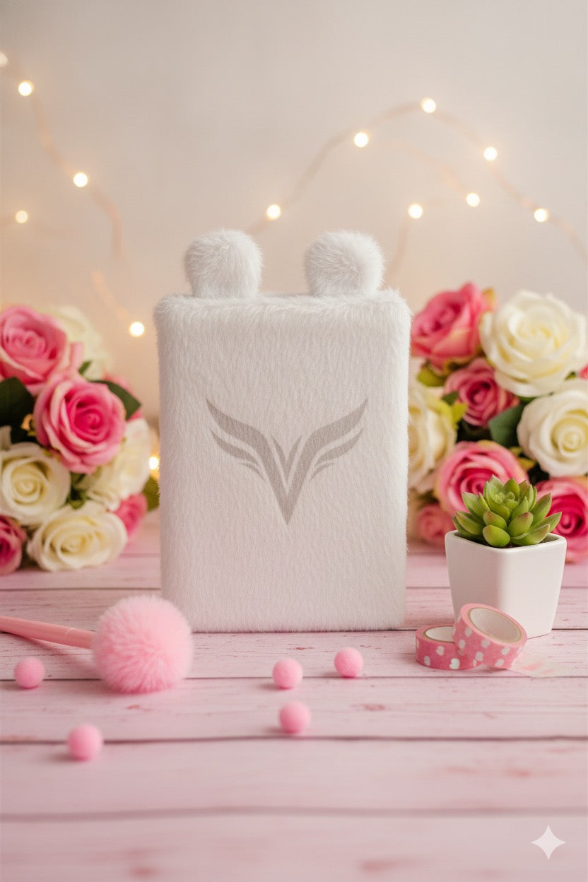 Kitty notebook grey colour