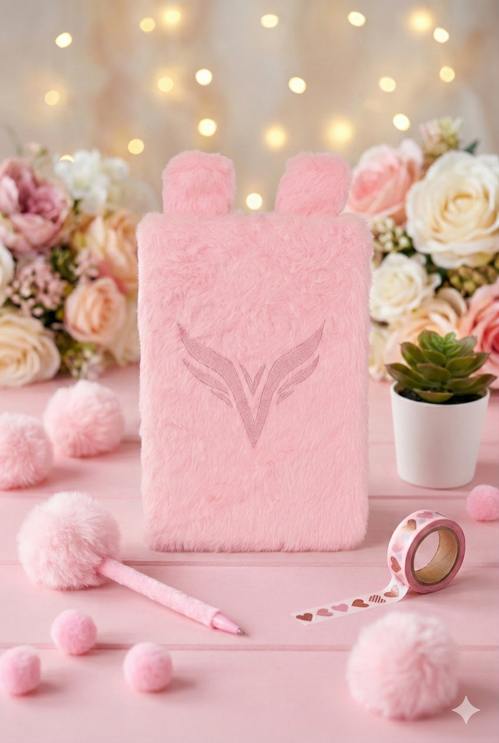 Kitty notebook pink colour