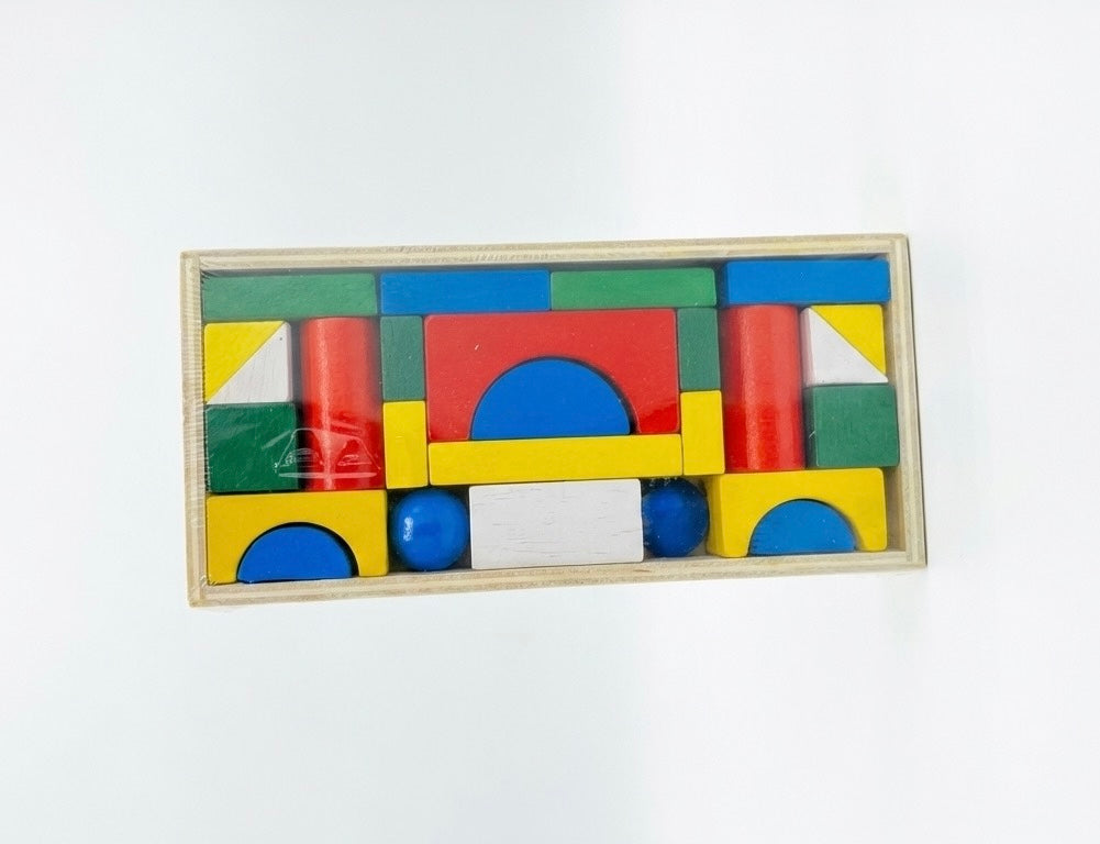 Wooden lilong block toy