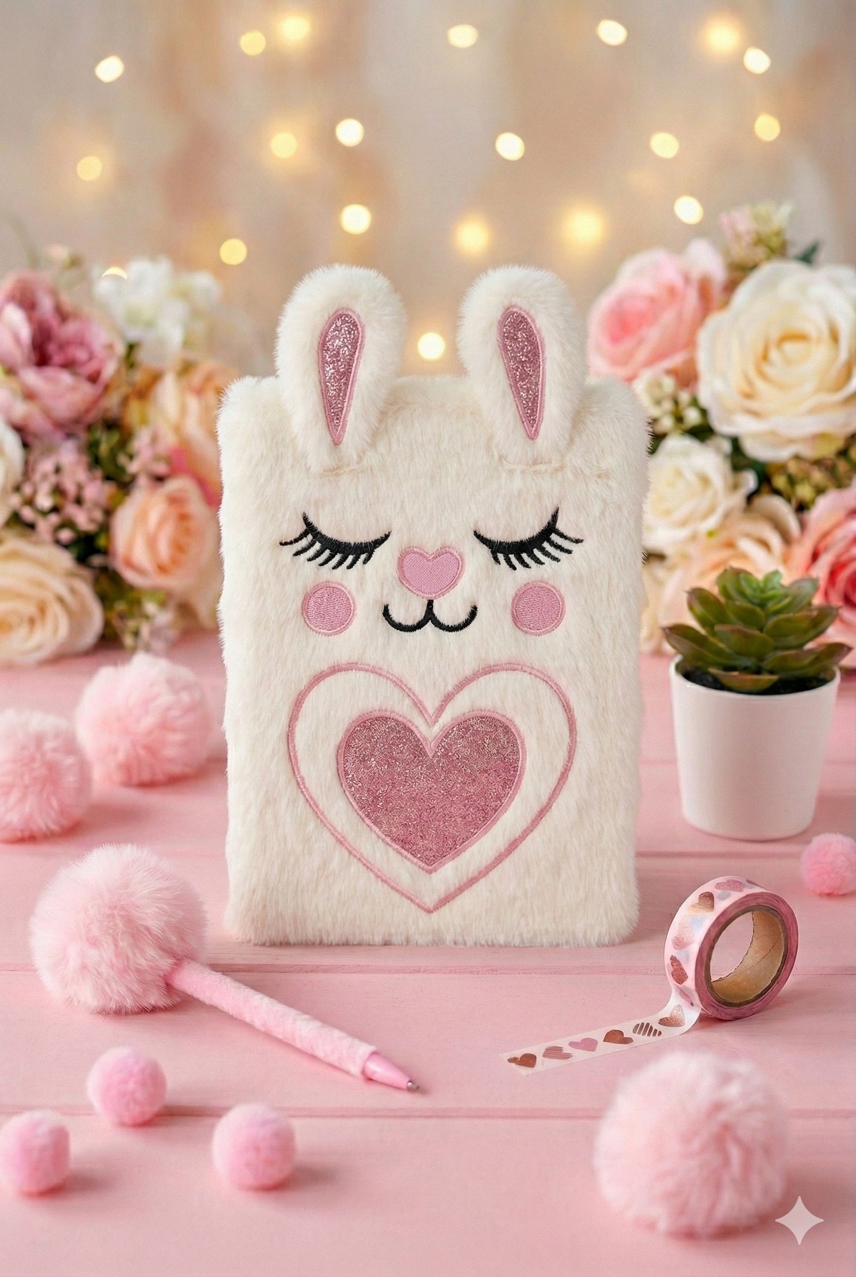 Kitty notebook white colour