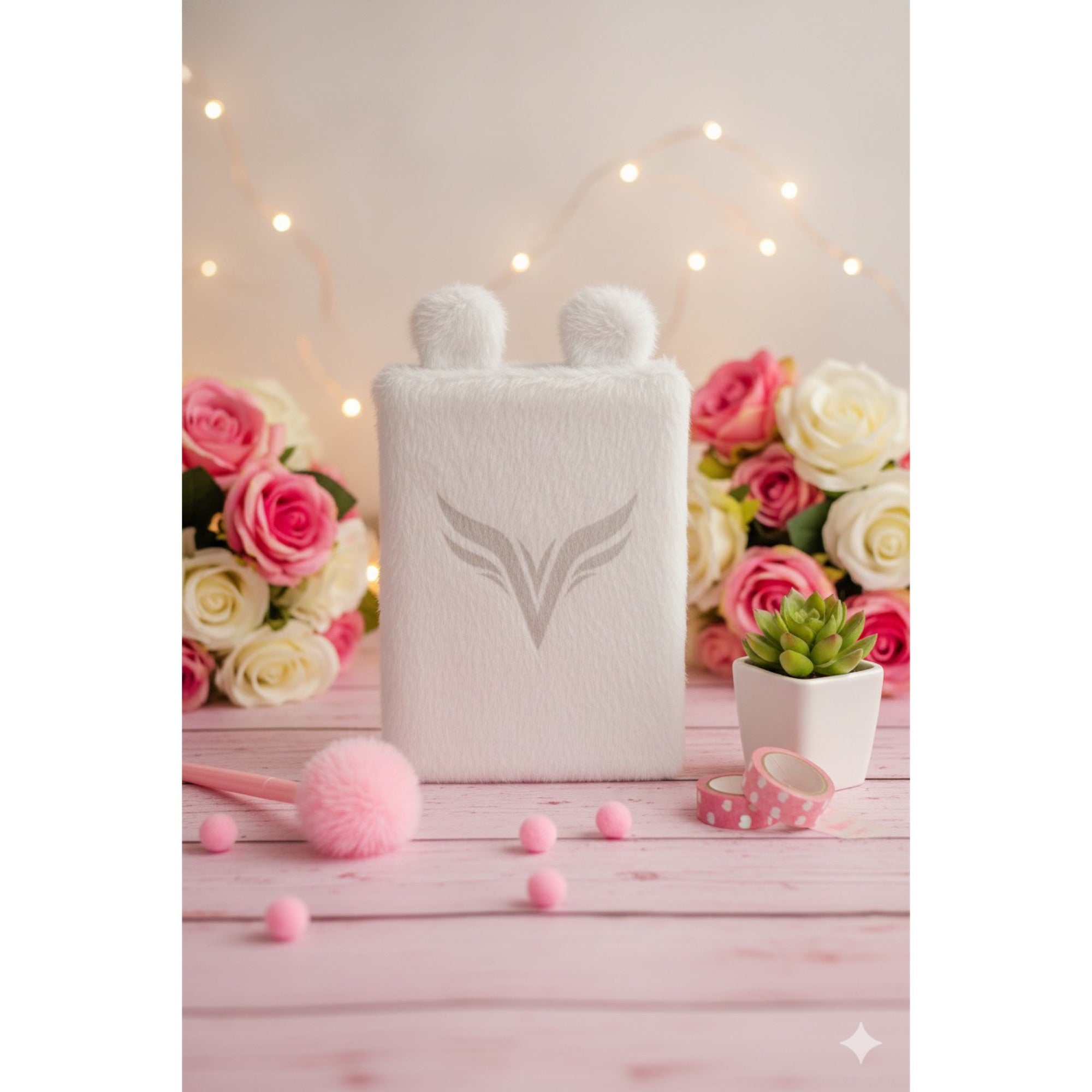 Kitty notebook grey colour