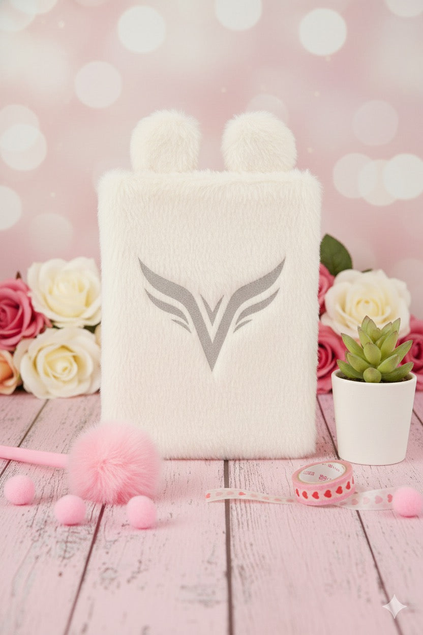 Kitty notebook white colour