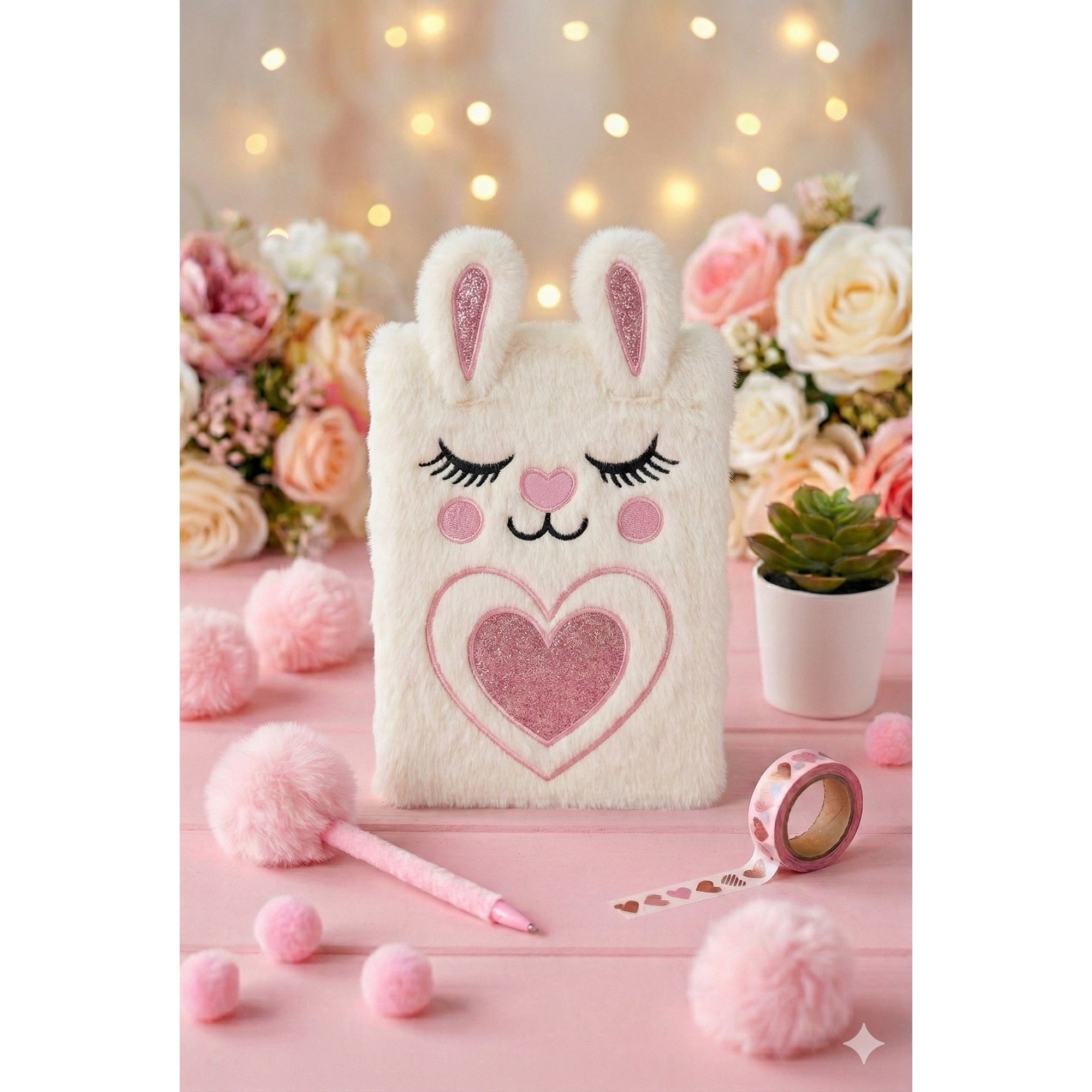 Kitty notebook white colour